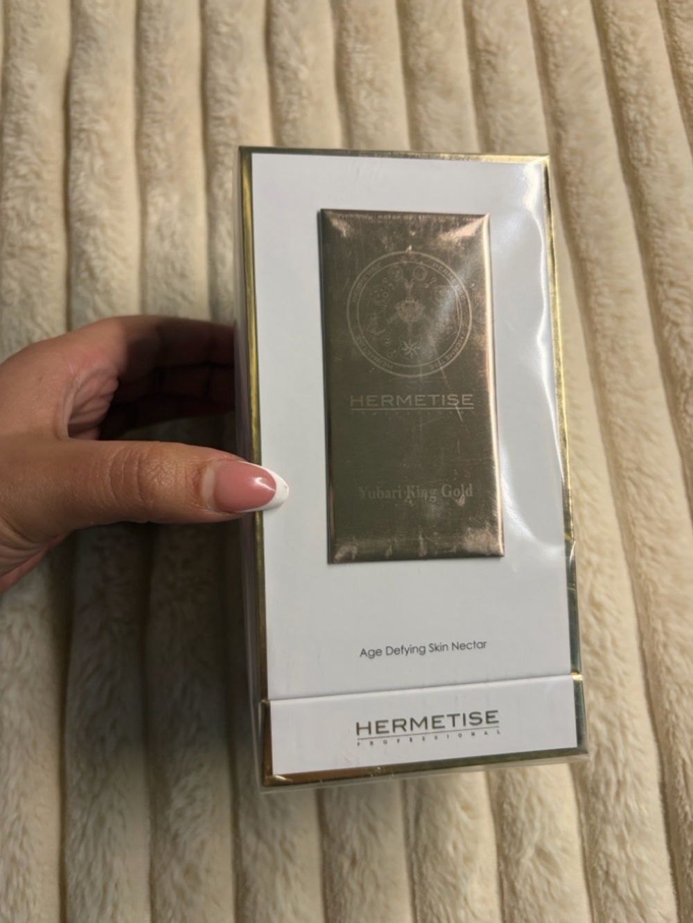 Hermetise Yubari King Gold Skin Nectar 50ml Luxury Serum NEW Sealed